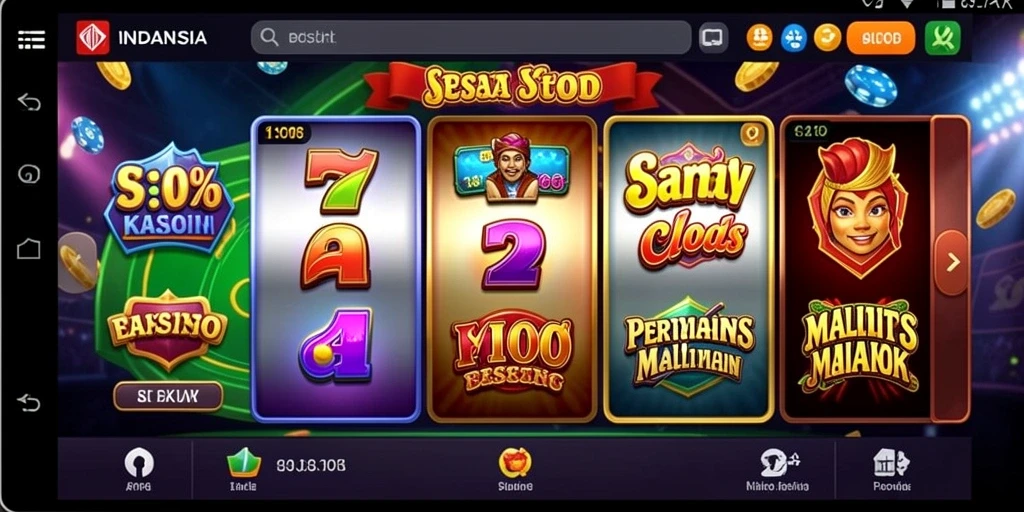 Tangkapan layar pertama memperlihatkan tampilan awal game yang menarik.