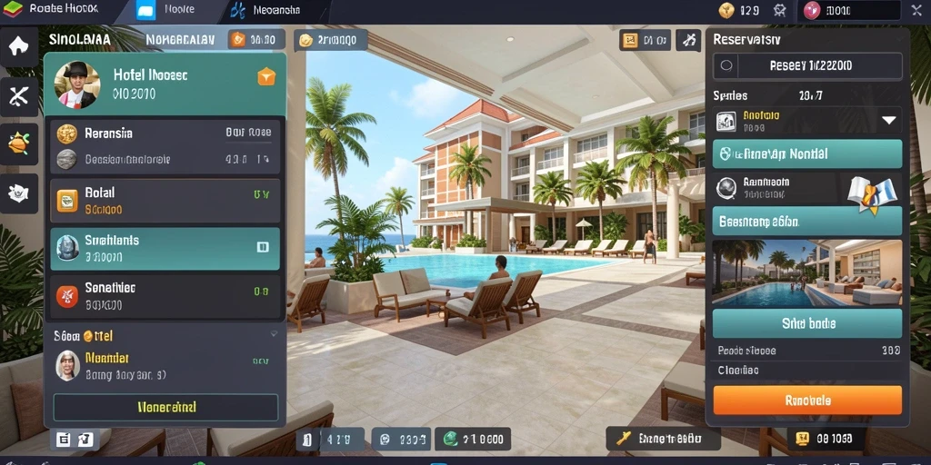 Tampilan antarmuka game yang menarik.