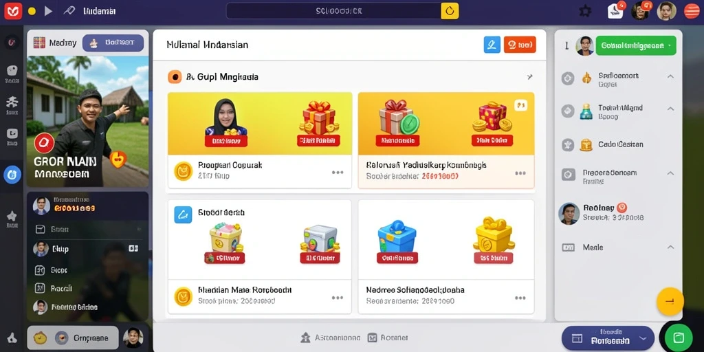 Tampilan antarmuka yang modern dan mudah digunakan.