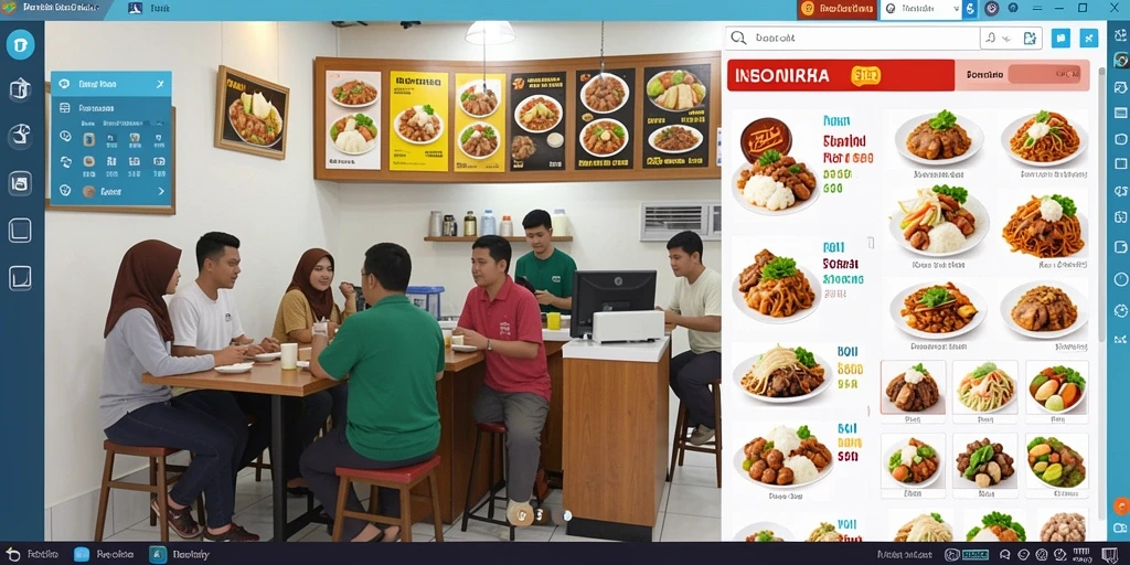 Tampilan antarmuka yang modern dan menarik.